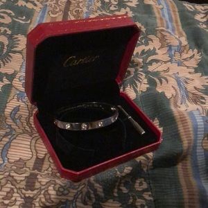 Silver Cartier Love Bracelet